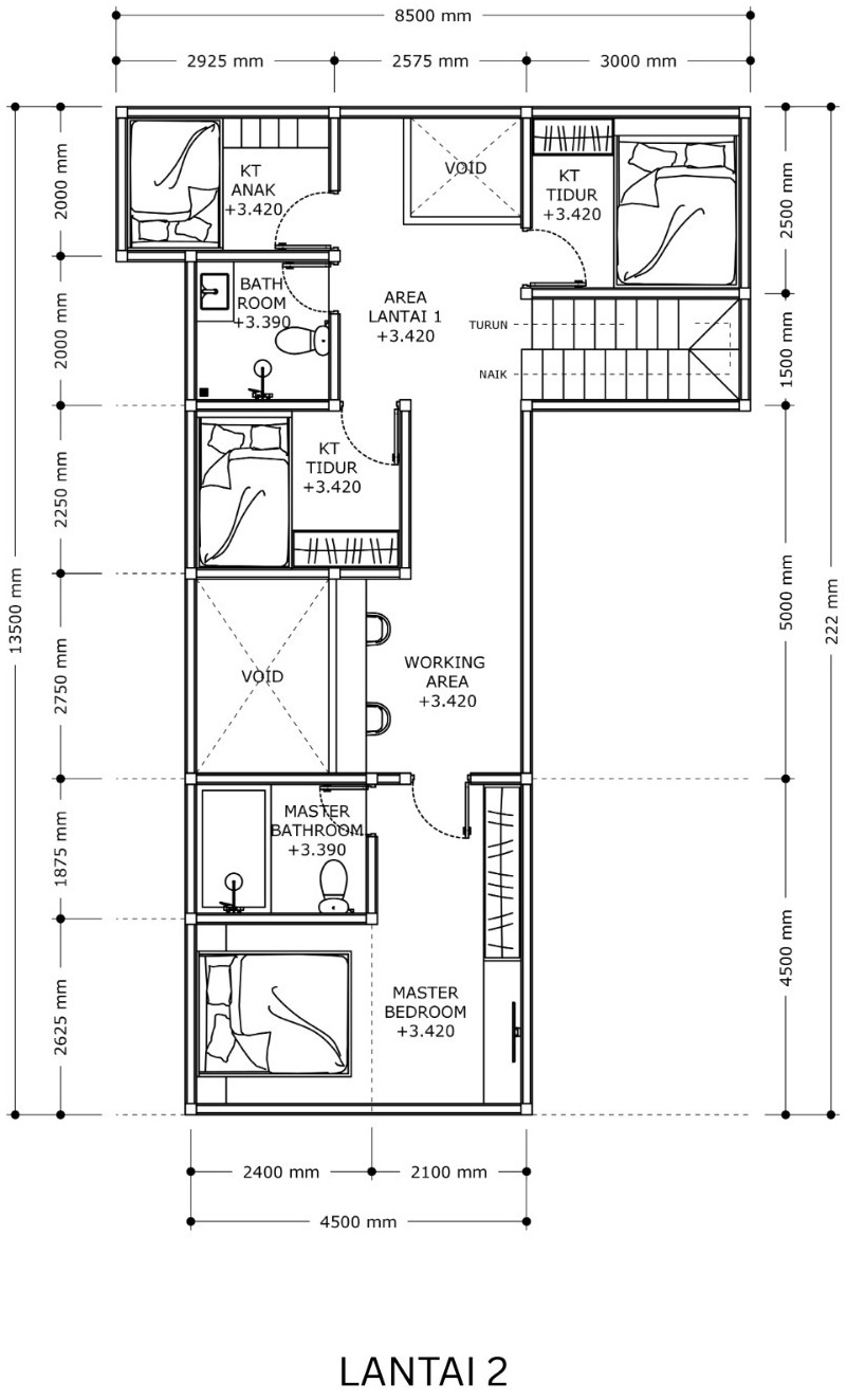 Layout Lantai 2