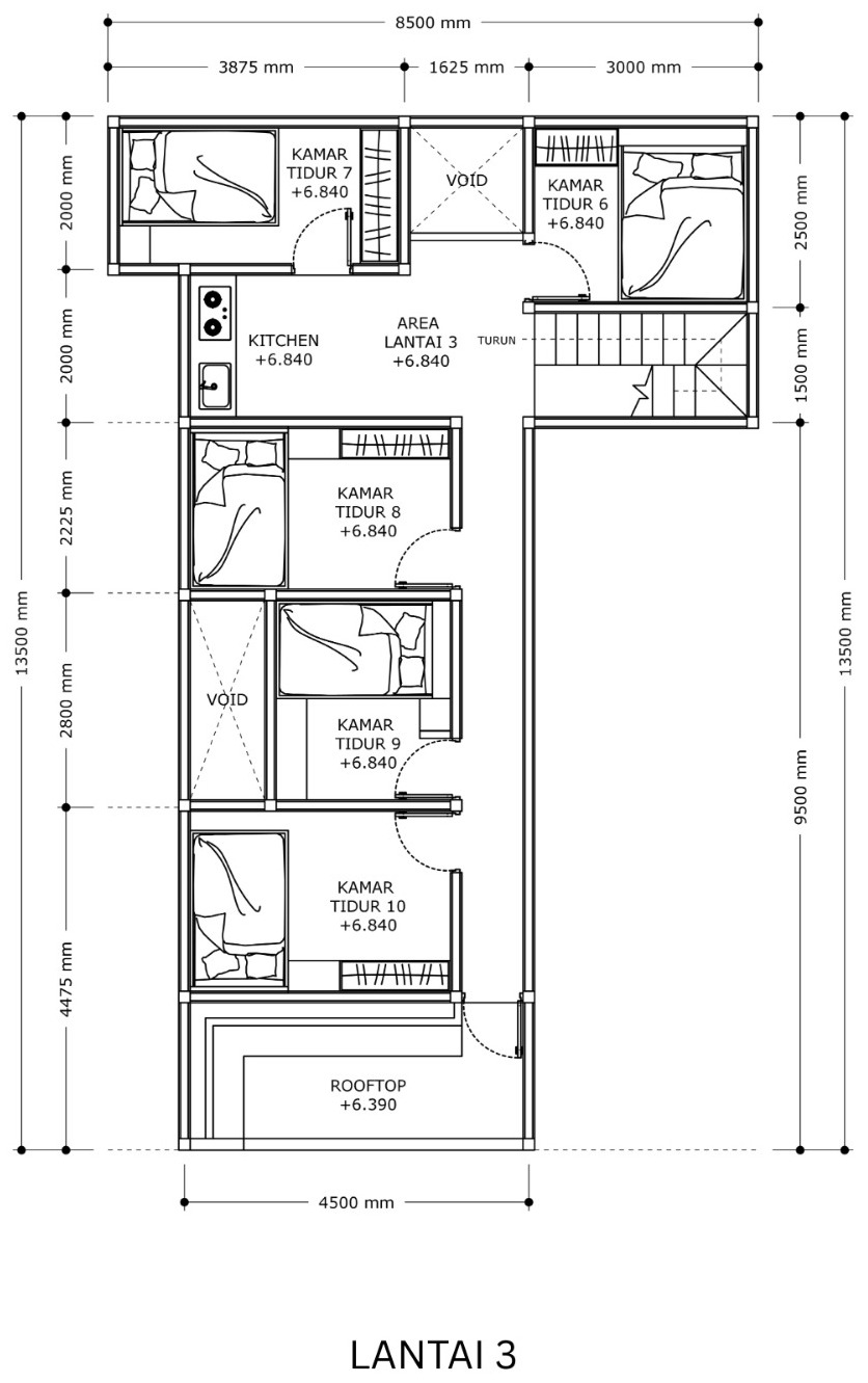 Layout Lantai 3